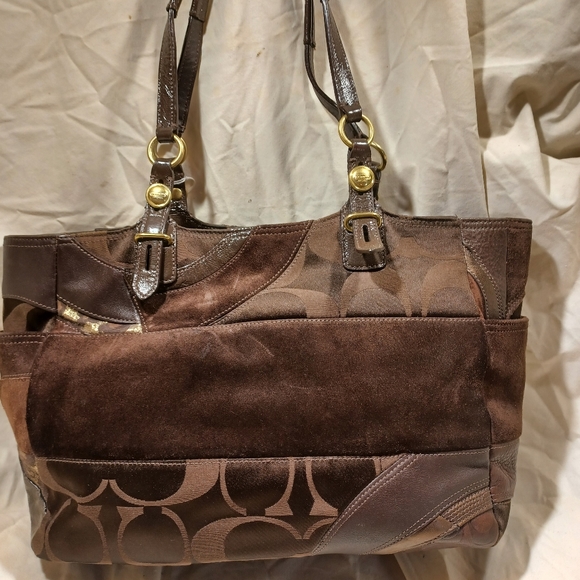 Coach patchwork shoulder bag - Picture 6 of 9